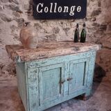 Craft furniture/Wooden kitchen island – France, 1930s