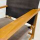 Vintage Safari Chair 1980s Hyllinge Møbler Denmark