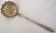 Puiforcat, sugar spoon, solid silver, Russian-style handle, vermeil.