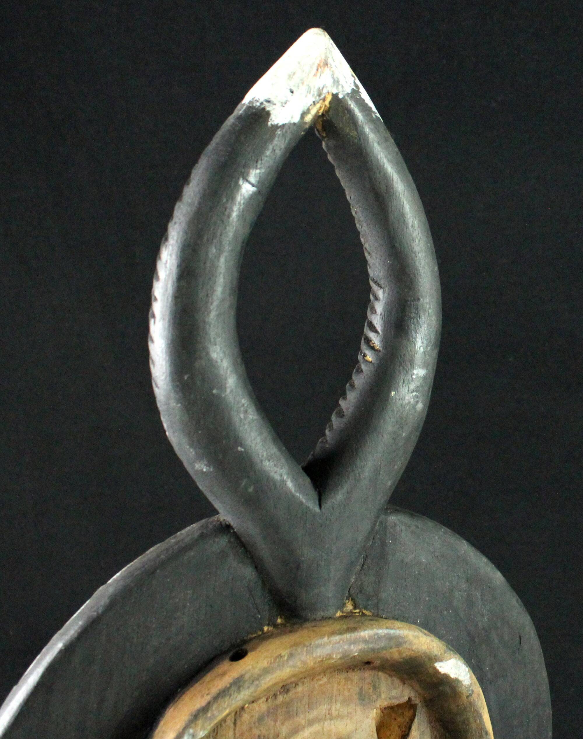 African Art - Goli Baoulé Mask - Arte Africa - Chic Ethnic Wall Decor - African Mask - 50 cms