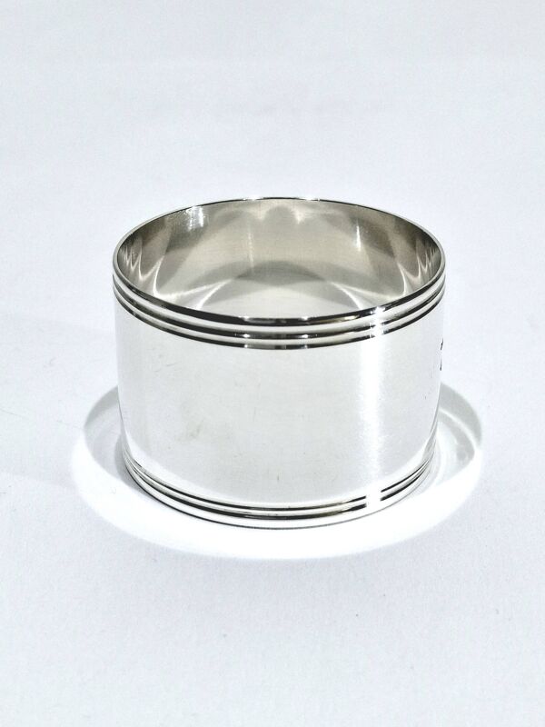 Christofle - rond de serviette en argent modèle cluny
