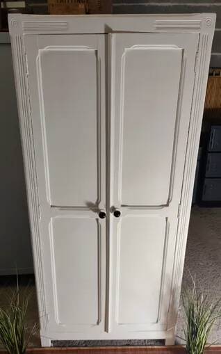 Vintage Parisian Wardrobe - Chalk White - 1950s