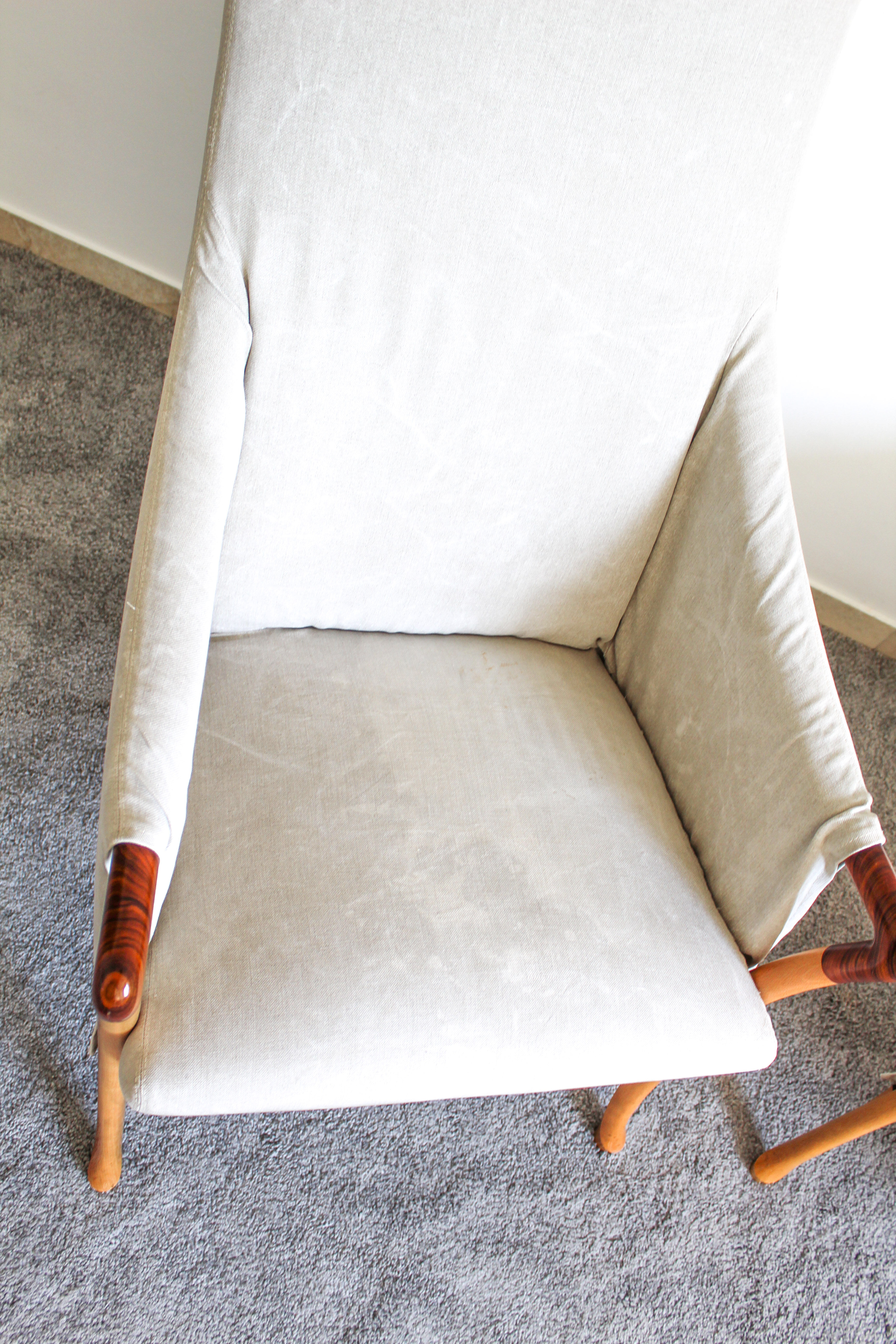 Pair of Armchairs "Progetti" Umberto Asnago for Giorgetti, signed, italy 1980s