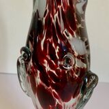 Zoomorphic blown glass vase from the 70s