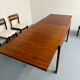 Extendable dining table Italian design 60 geometric rosewood