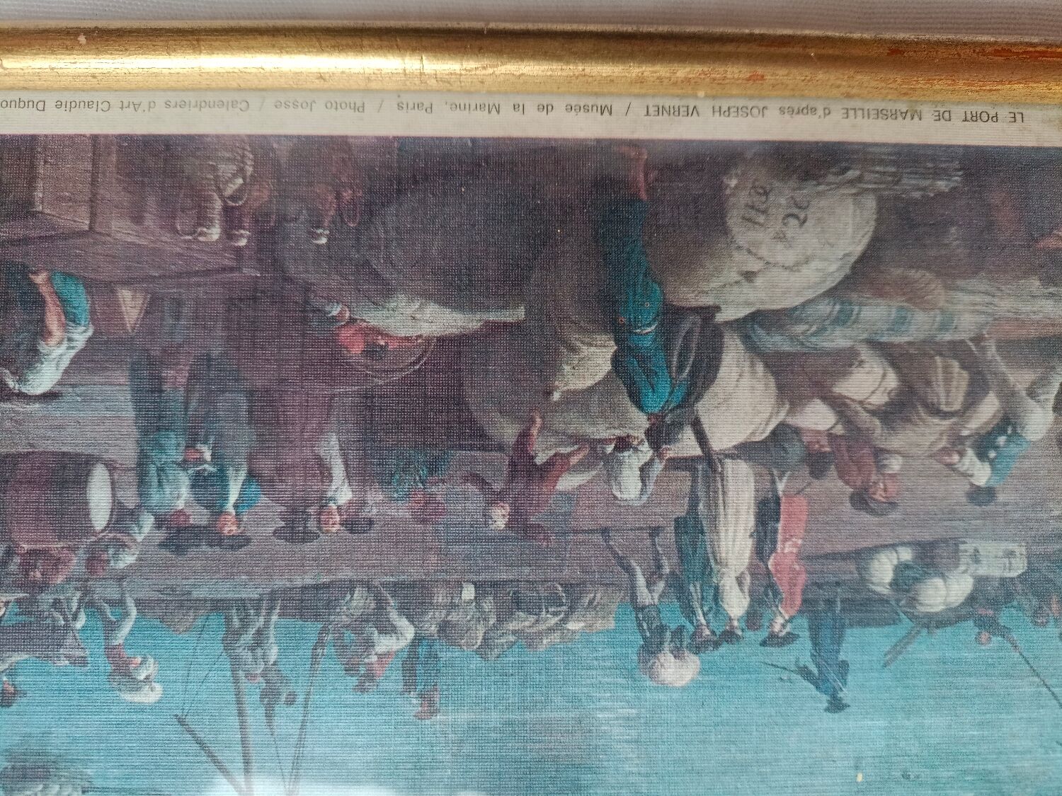 Port of Marseille painting