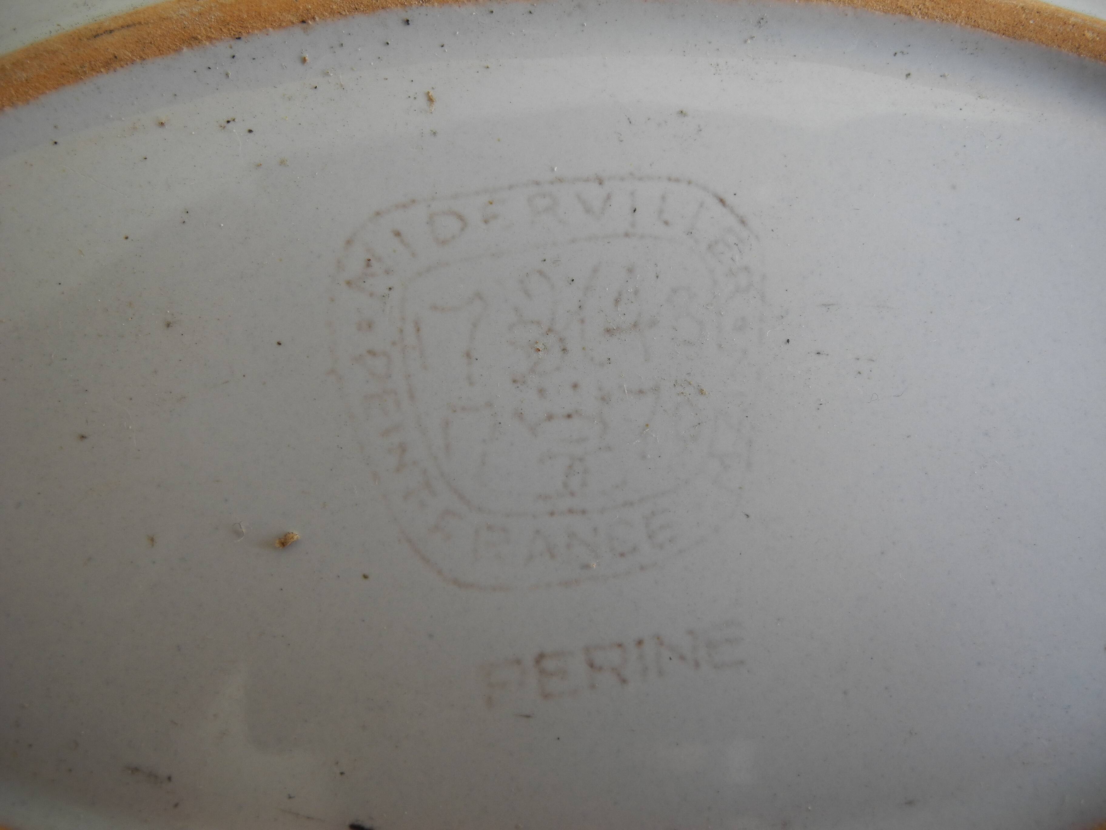 Niderviller faience dishes vintage French art table