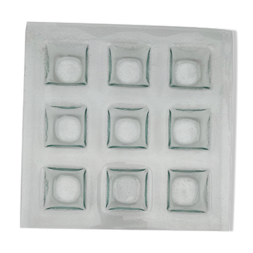 Assiette de presentation en verre 9 compartiments