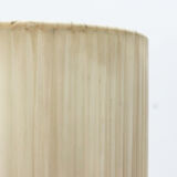 Lampadaire des années 60 avec base de fusée en bois de teck
