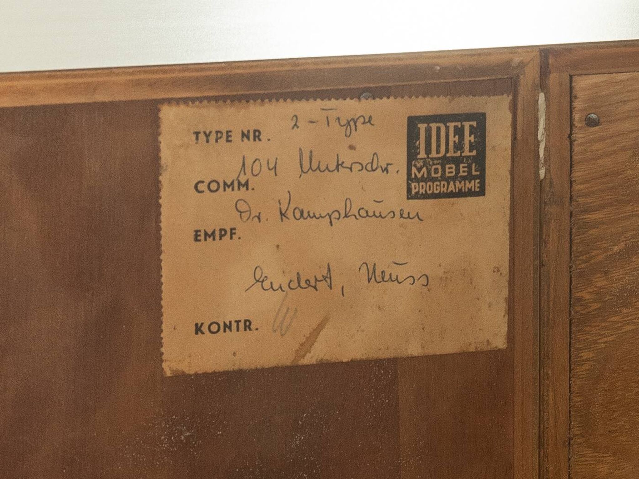 Sideboard by Erich Stratmann for Oldenburger Möbelwerkstätten, 1950s