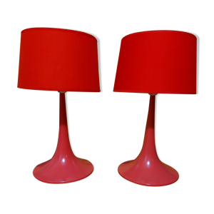Paire de lampes pied