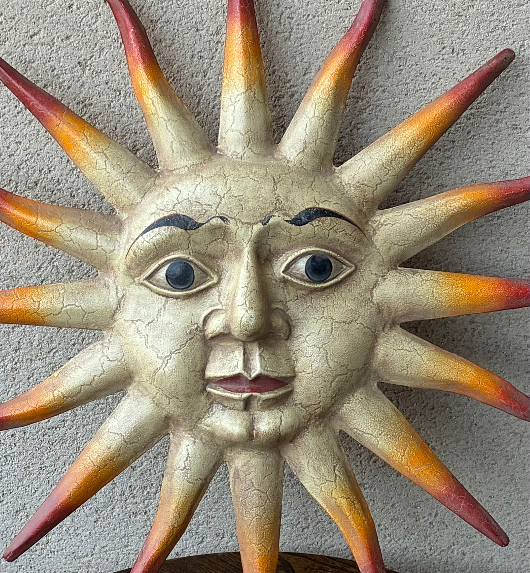 Vintage sun sign