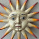 Vintage sun sign