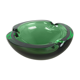 Heavy Murano Glass "Green" Bowl Element Shell Ashtray Murano, Italy, 1970s
