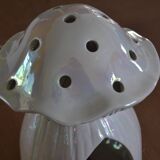 Iridescent ceramic night light for children, Italian.