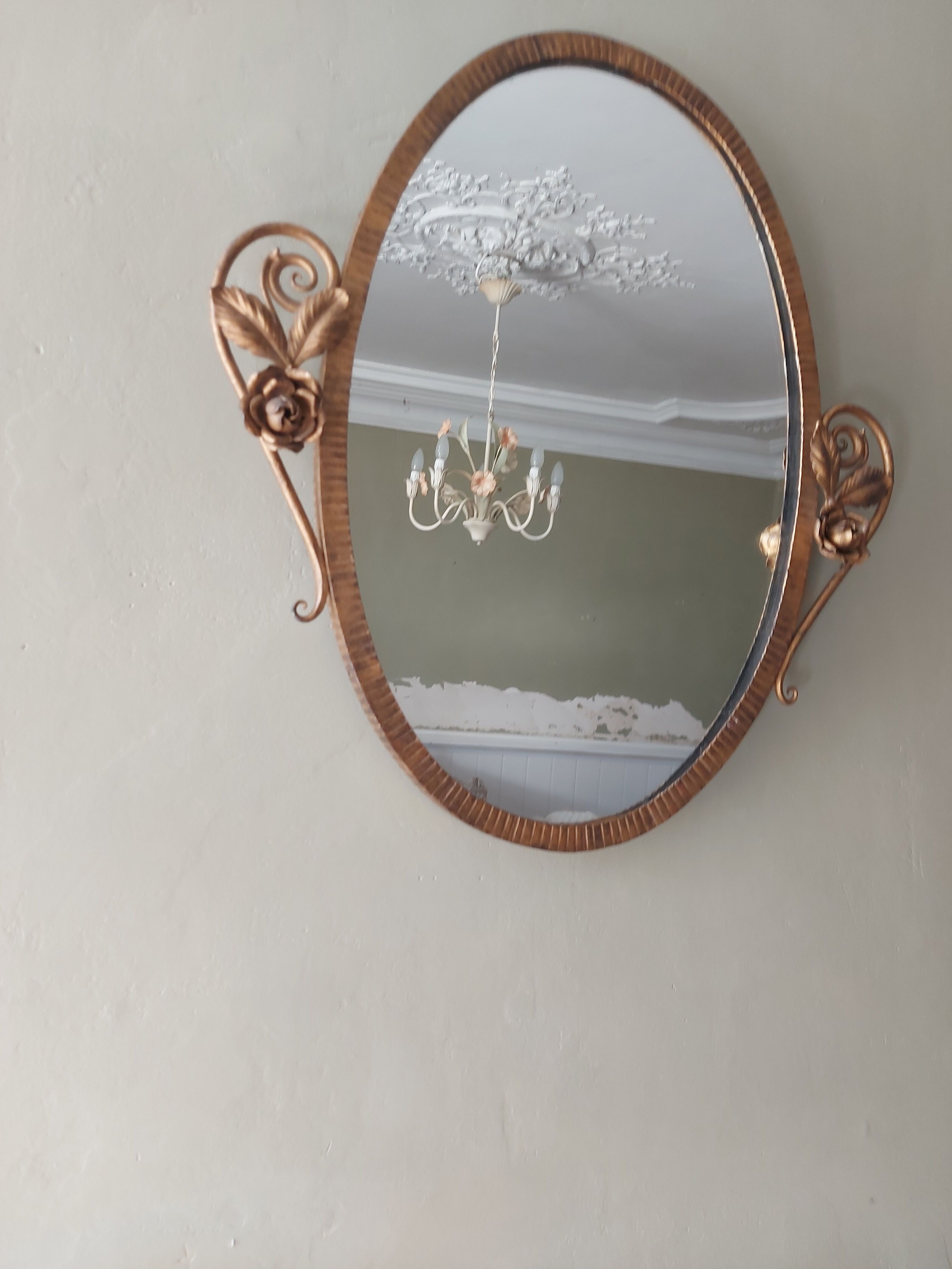 Art deco mirror - 46x50cm