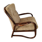 Vintage rattan armchair