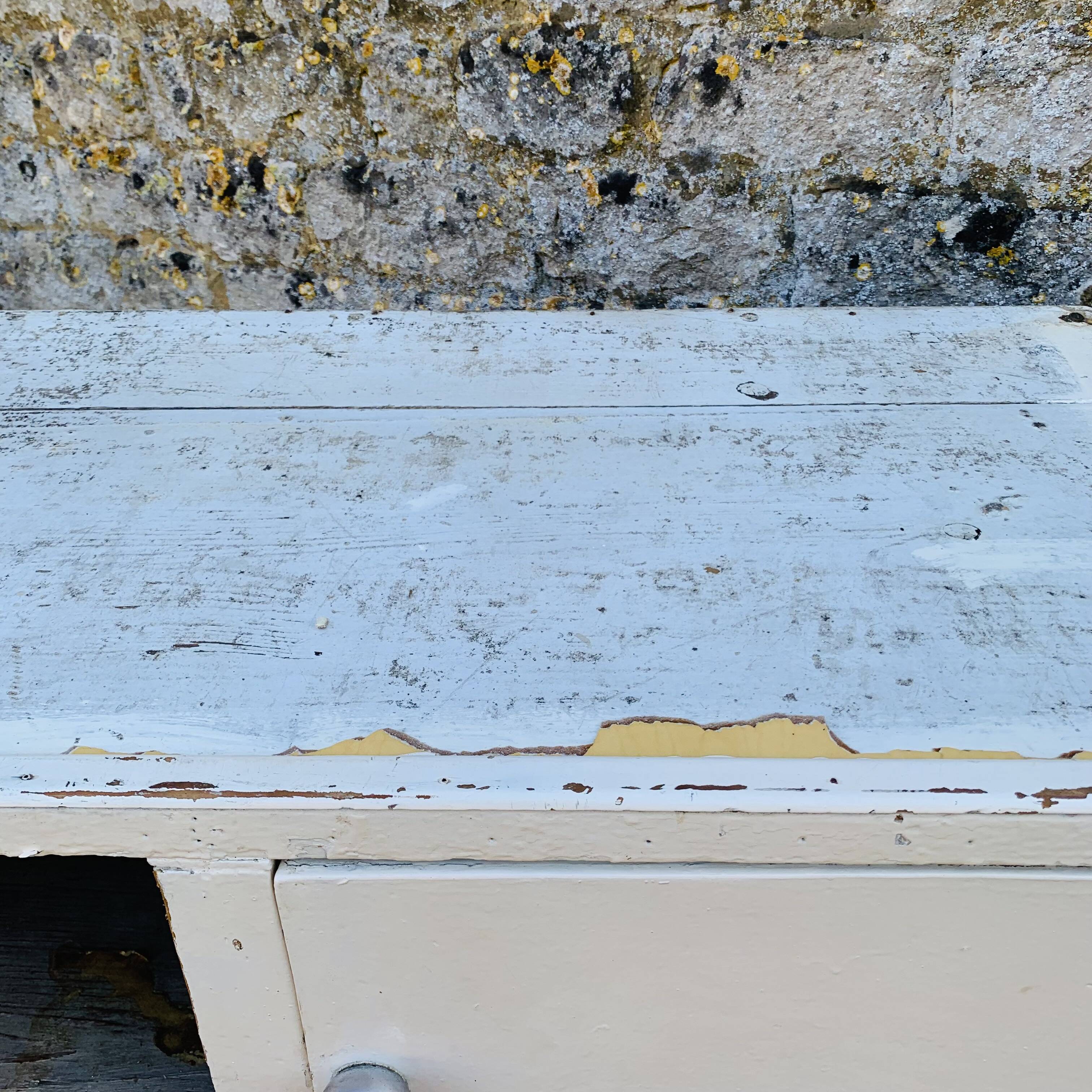 Vintage white sideboard