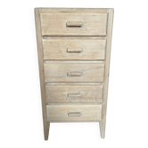 Vintage pine chest of drawers – 5 drawers