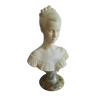 Bust woman on pedestal