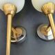 Pair of wall sconces torch style Empire