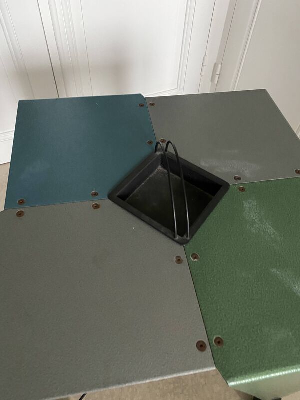 Table d'appoint vintage ''arlequin'' pour Errebi