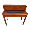 Old wooden stepped desk