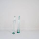 Antique set of 3 decorative bottles / vases from Sweden circa 1800
