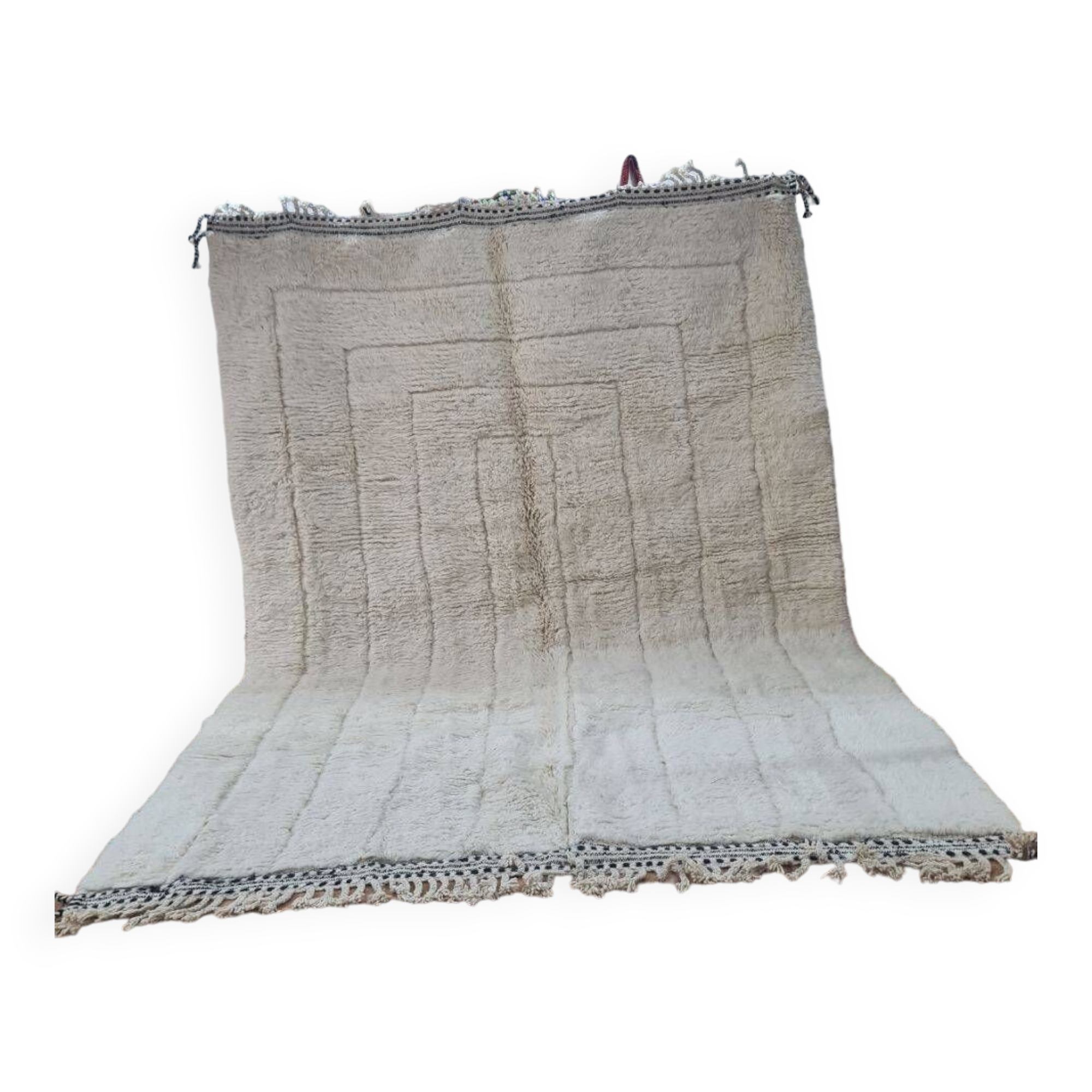 Handmade wool Berber rug 300X200 cm