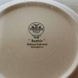 Six small sapphire plates from Villeroy & Boch