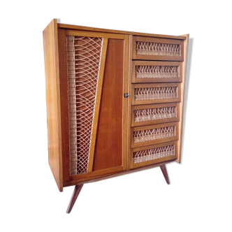 Armoire en rotin