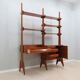 Mid century teak bookcase av arredamenti 1960s