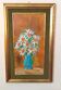 Oil on panel, vase with flowers, gerolamo bolli (pisa 1933-2009)