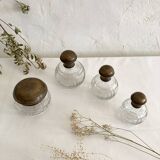 Set / Toiletries / Chiseled crystal bottles, 1920s