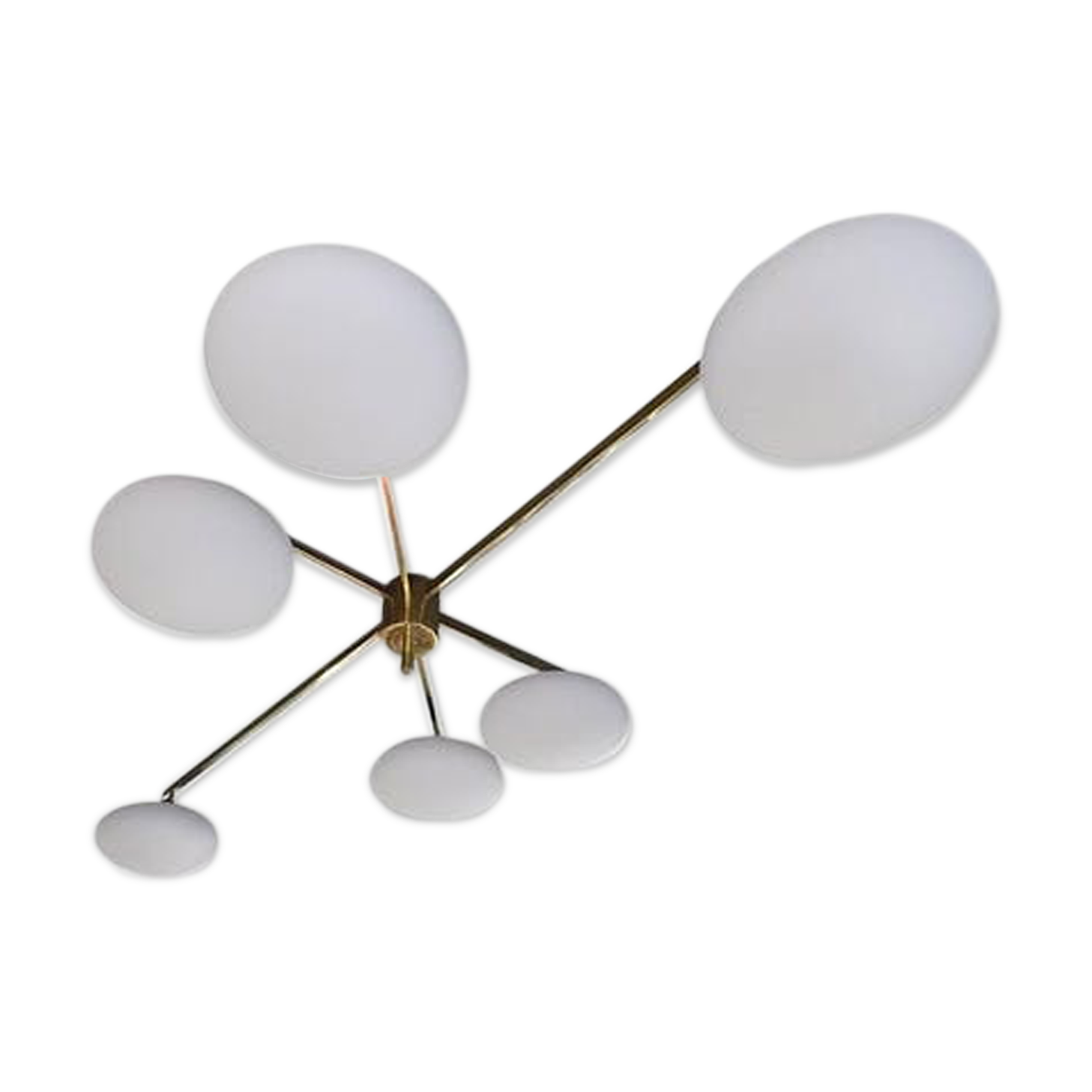 Hanging lamp in the style of the Italian creations of the 50s