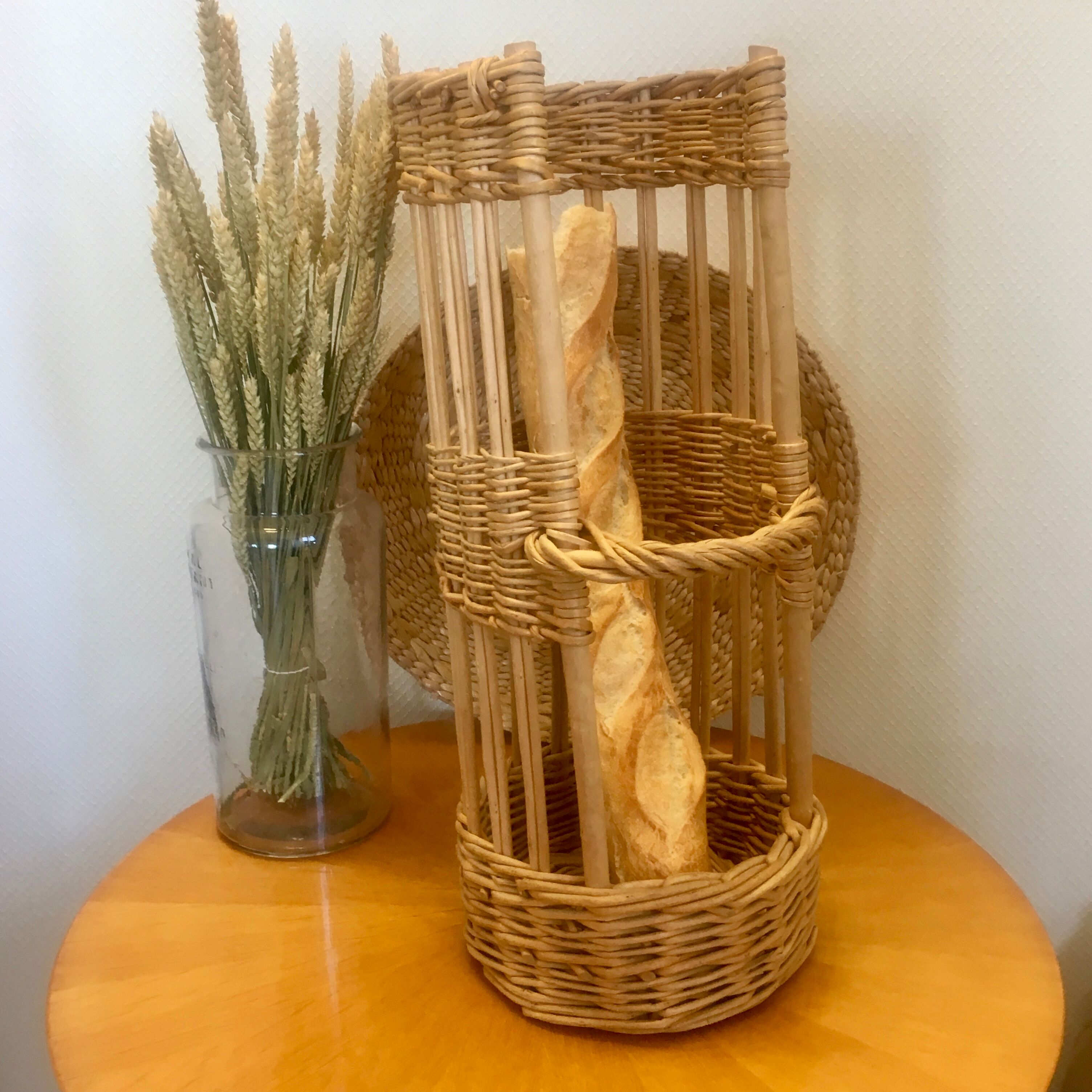 Old bakery bread basket