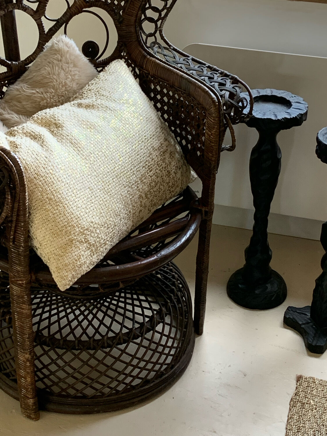 Emmanuelle rattan armchair