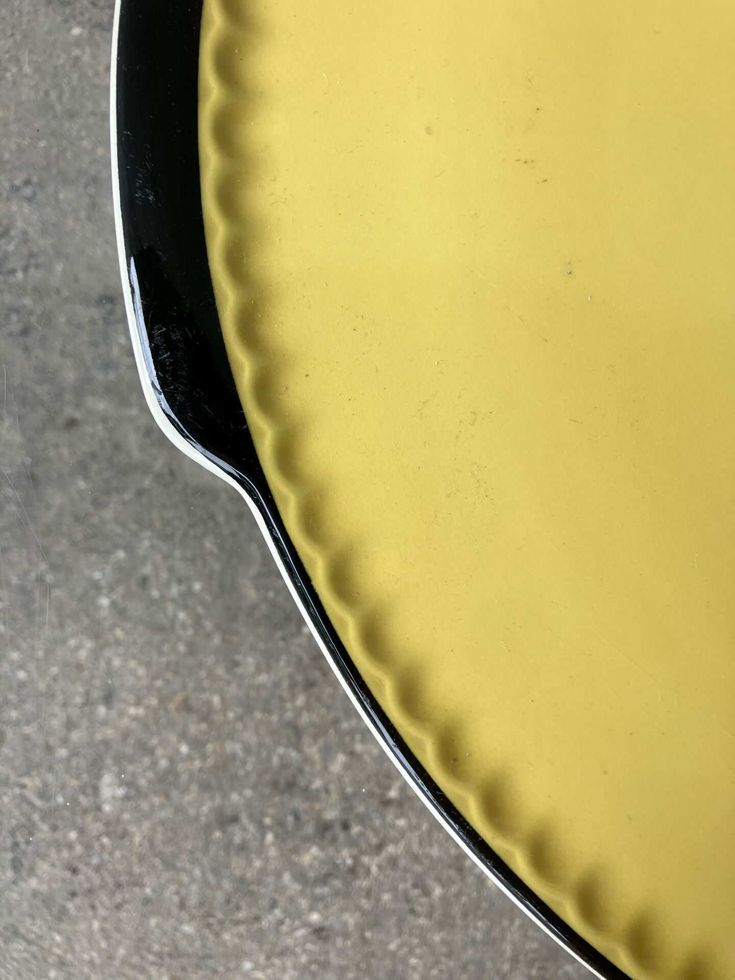 Serving dish Villeroy & Boch Yellow and black 1950s