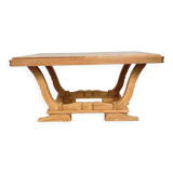 Old wooden and concrete table
