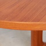Danish design round dining table 2x extendable 'mejls'