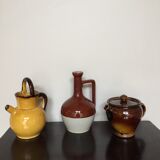 Lot of three vintage pitchers
