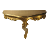 Old gold wall console 39 cm