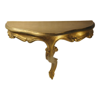 Console murale vieil or 39 cm