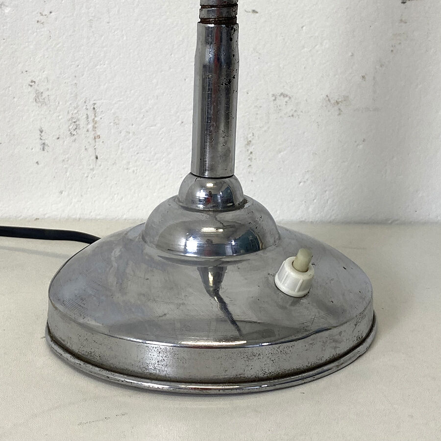 Desk lamp vintage chrome 50's