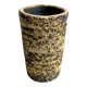 Vintage "Birch Bark" ceramic vase, cylindrical, Chamotte
