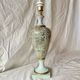 Old large porcelain lamp base - cashmere decor