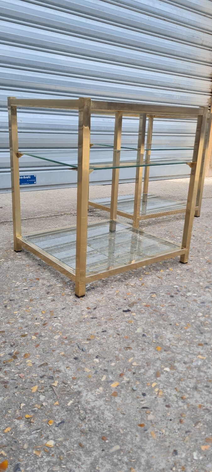 Paire de tables d'appoints Belgochrom 1970