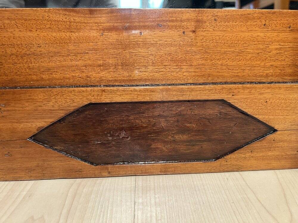 Biedermeier Mirror in Mahogany, Birch & Thuja Roots Wood, Austria, 1820s