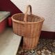 Staircase handcrafted wicker basket