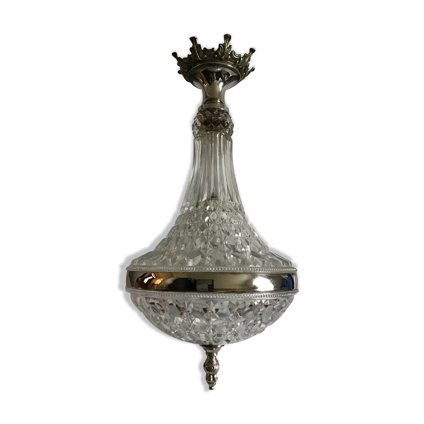 Ceiling balloon glass and metal